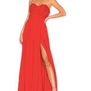 The Theo Gown Red Size Extra Large Lovers + Friends from Revolve